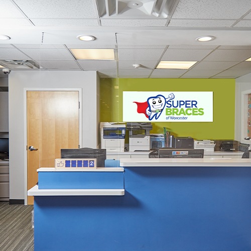 Orthodontic office front desk