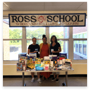 Orthodontic office volunteers at Ross School