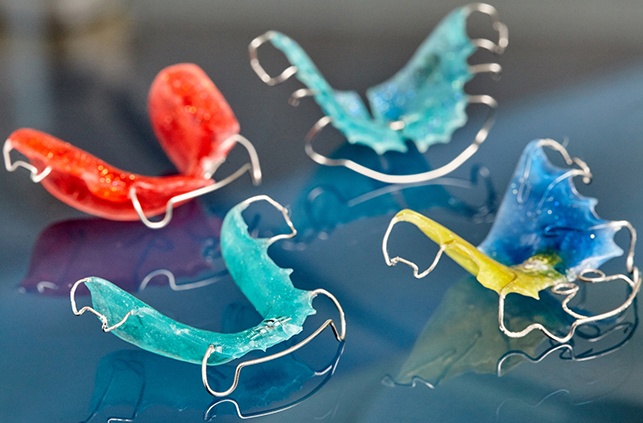 Four types of orthodontic appliances